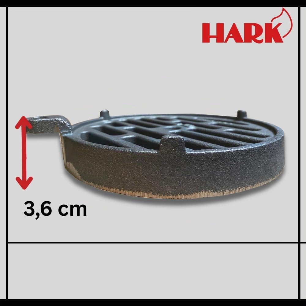 hark-44-5-x-gussrost-rund-185-mm-ascherost-ersatzteil image 5