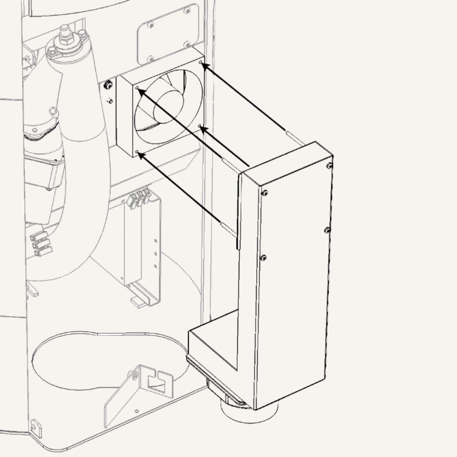 aduro-9-series-adapter-untere-externe-zuluft-kaminofenzubeh-r-boden image 2