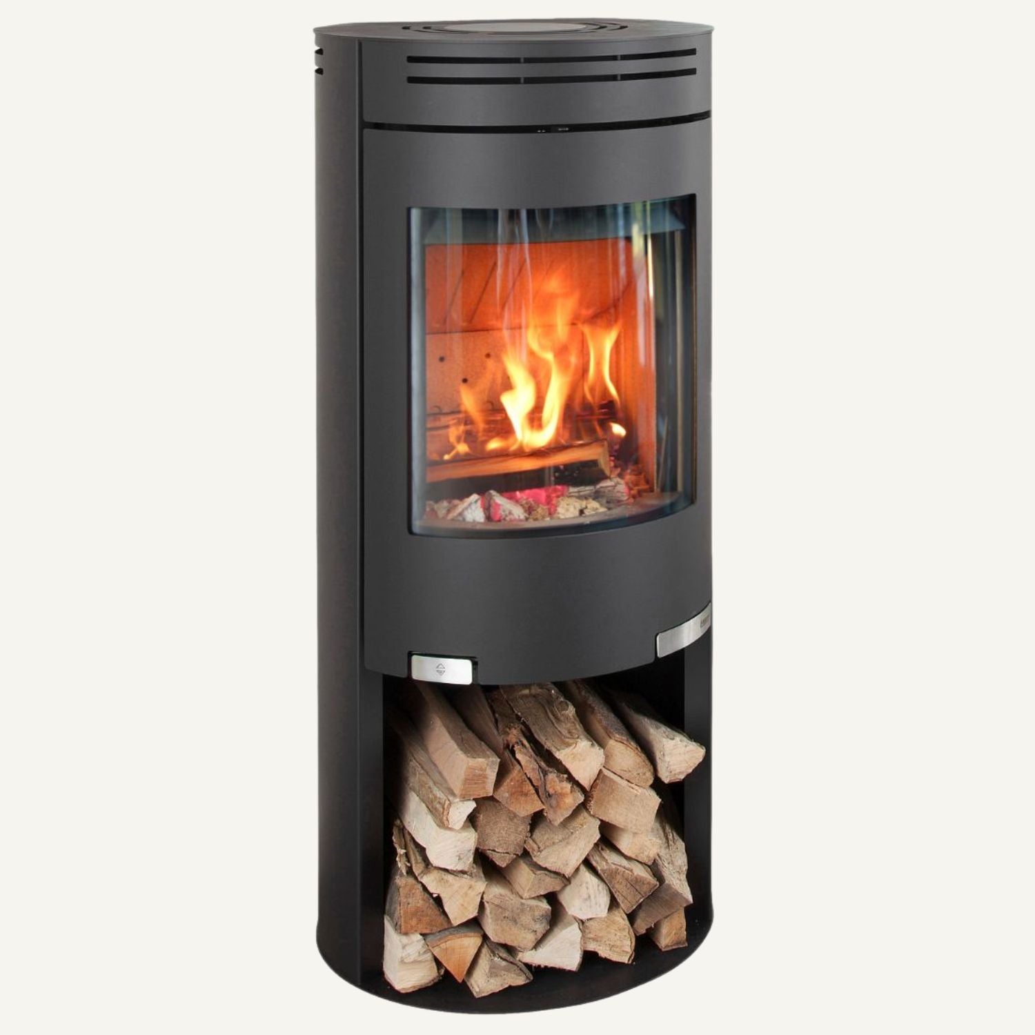 aduro-1-4-kaminofen-holz-rund-mit-holzfach image 1