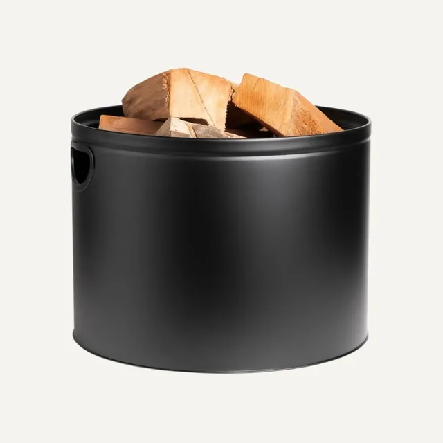 aduro-9-holzeimer-rund-44x32-cm-schwarz-stahl-holzkorb image 1