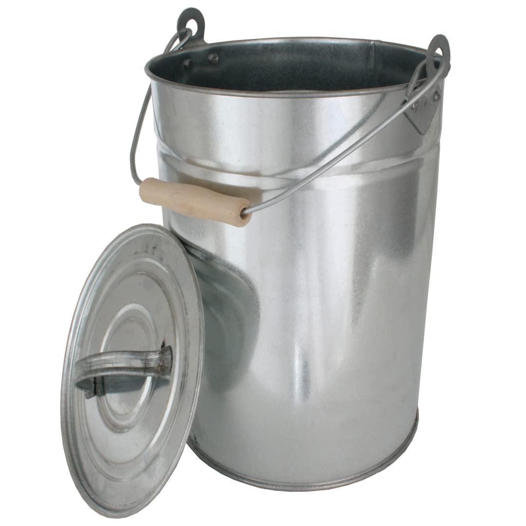 hark-44-5-x-ascheeimer-mit-deckel-verzinkt-14-liter image 2