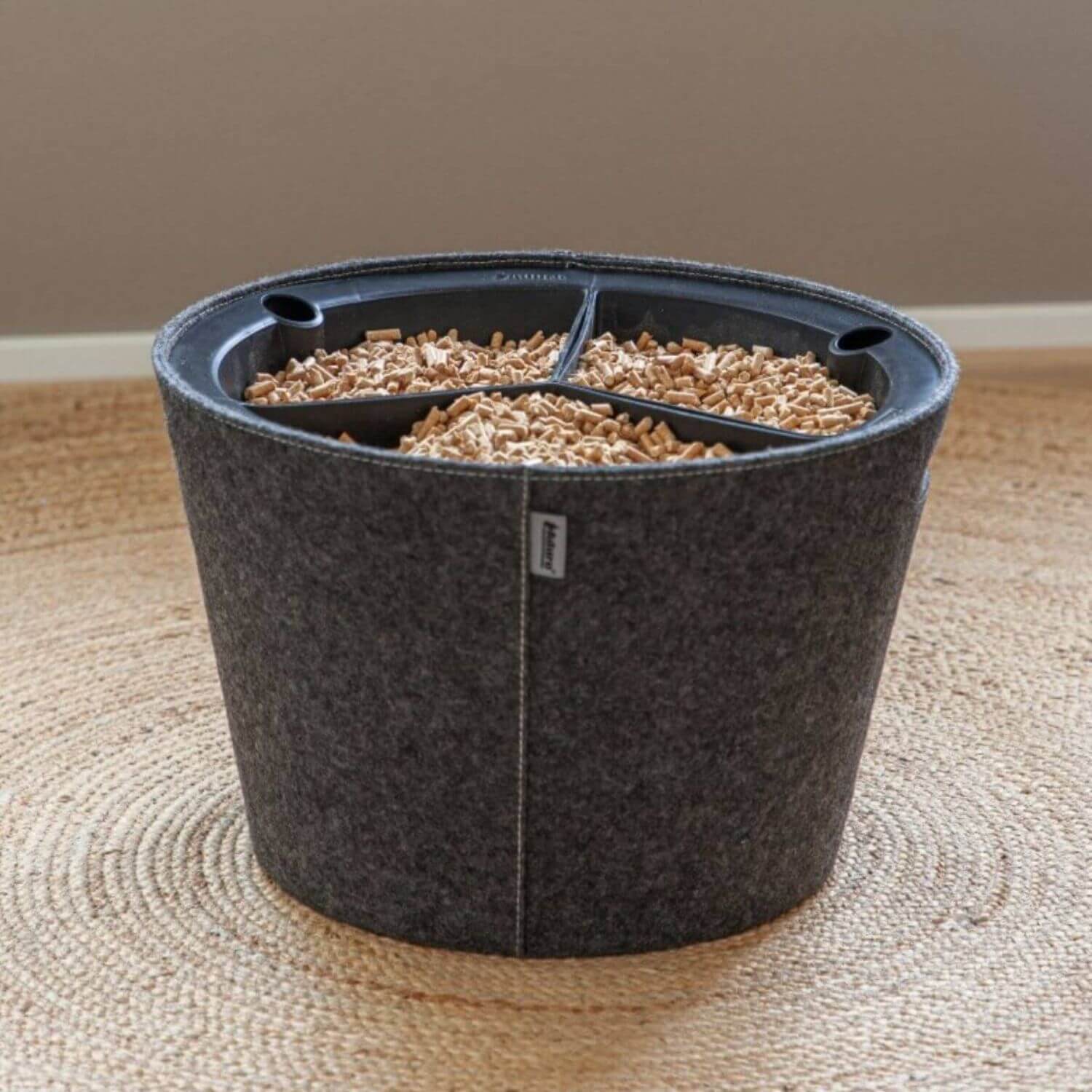 aduro-p1-korbset-f-r-holzpellets-filz-grau-2-in-1 image 5