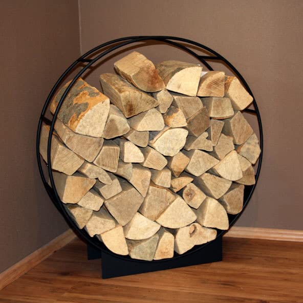 hark-fifty-holzwiege-75-cm-schwarz-metall-kaminholzkorb image 4