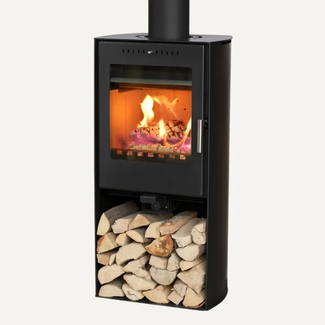 aduro-19-kaminofen-automatik-mit-holzfach image 1
