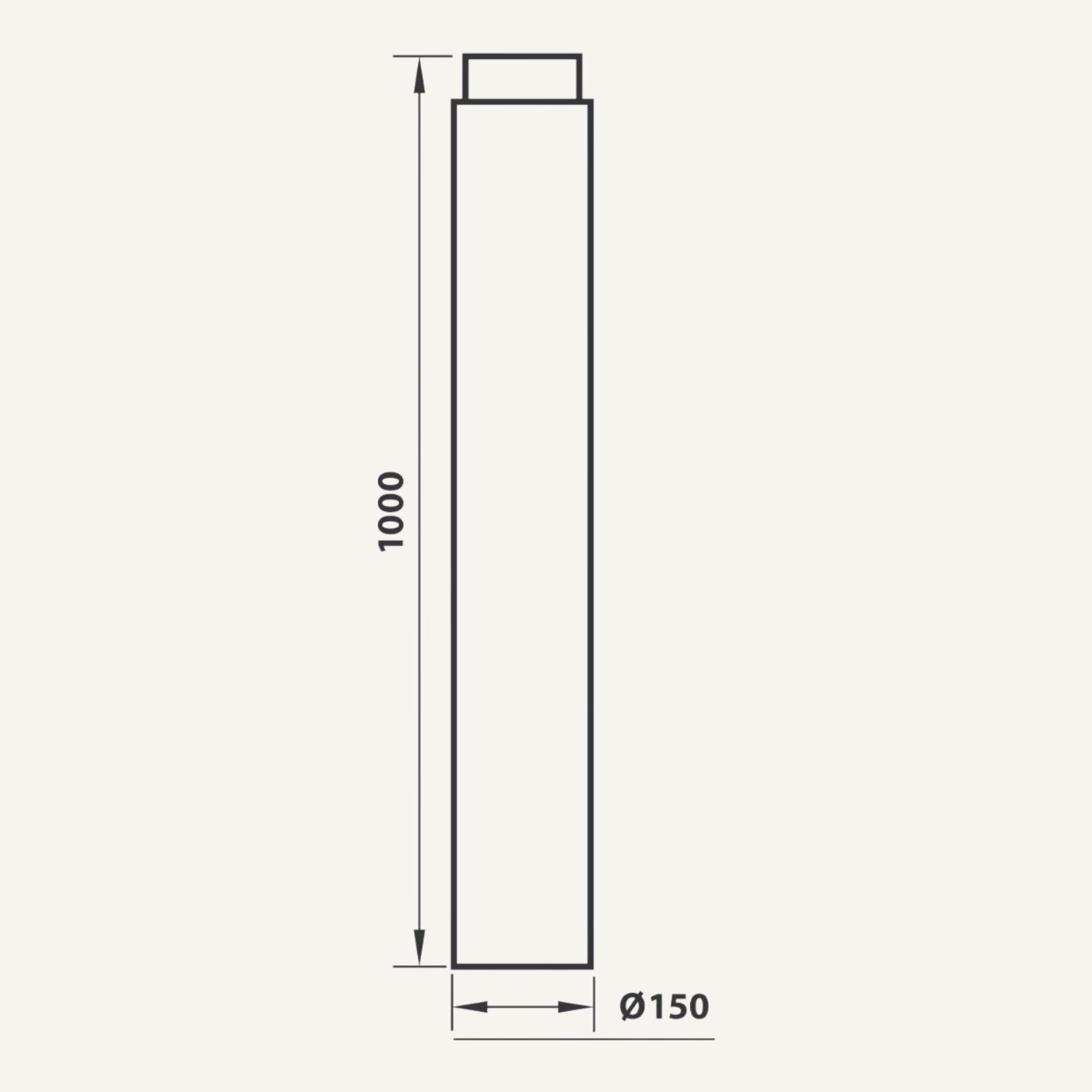 aduro-9-rauchrohrverl-ngerung-1000-mm-schwarz image 2