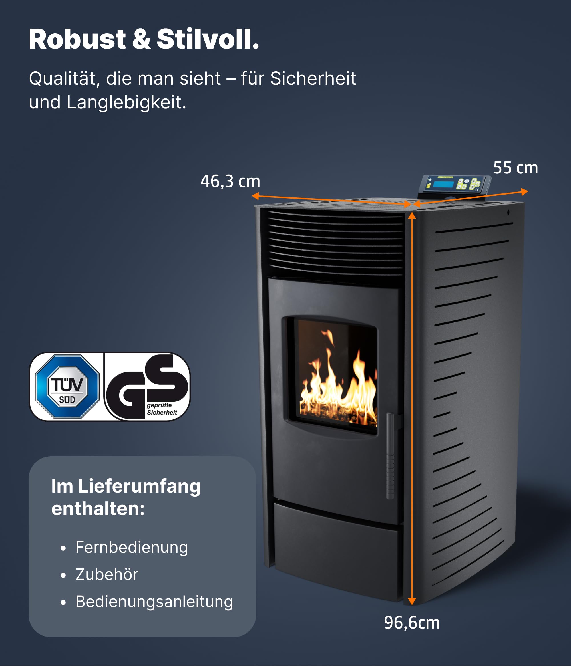 nemaxx-p12-pelletofen-pelletkaminofen-13-6-kw-schwarz image 4