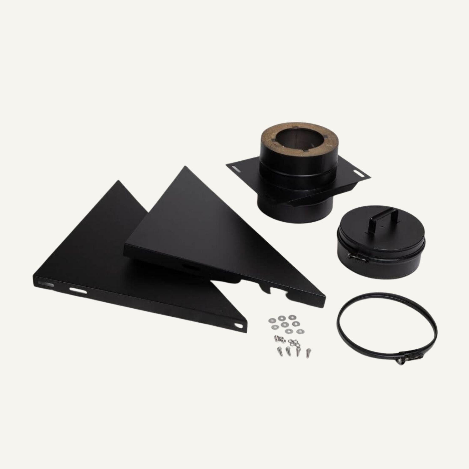aduro-9-wandkonsole-teleskop-25-35cm-schornstein-schwarz image 1