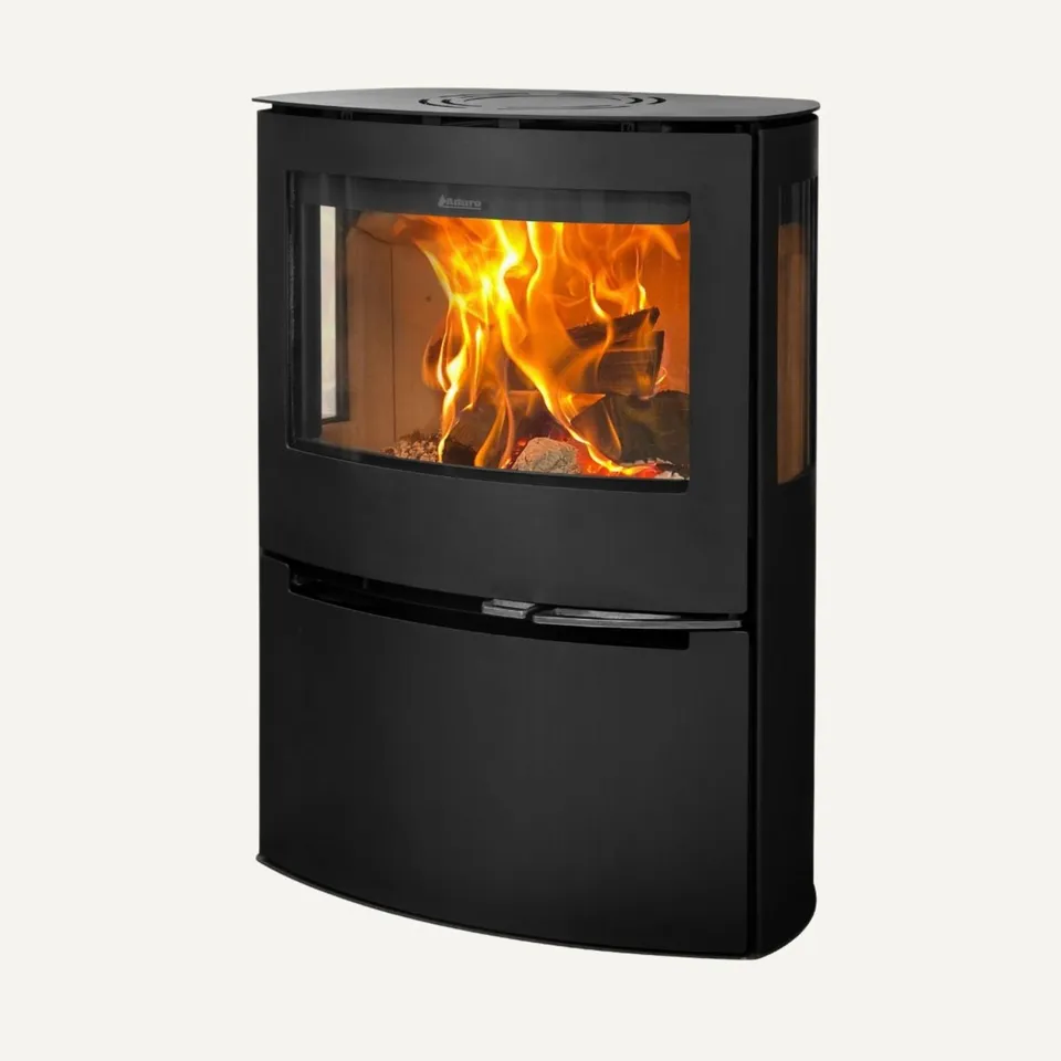 aduro-21-kaminofen-holz-50-cm-seitenfenster-holzlager image 1