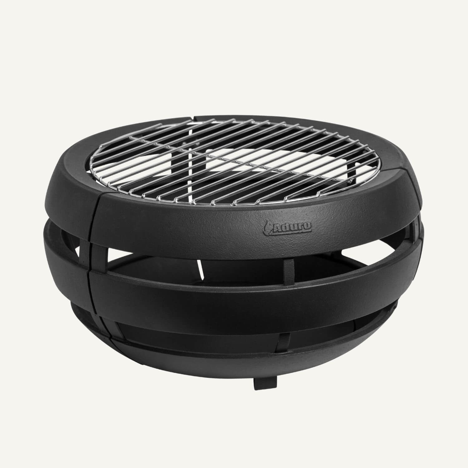 aduro-feuerschale-gusseisen-rund-mit-grillrost image 1