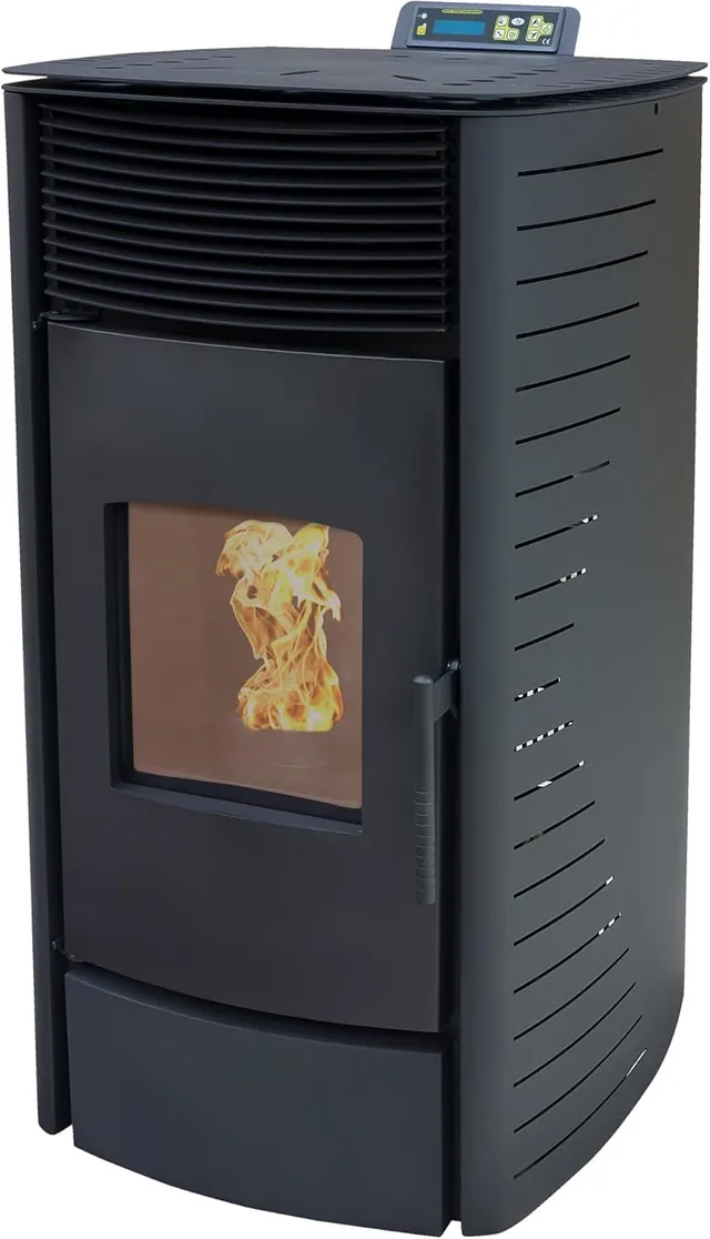 nemaxx-p12-pelletofen-pelletkaminofen-13-6-kw-schwarz image 1