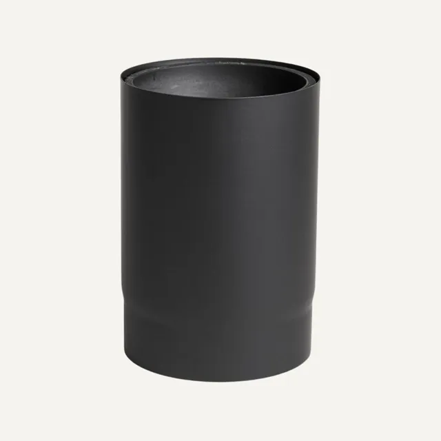 aduro-9-rauchrohr-halb-isoliert-0-25-m-schwarz-metallic image 1