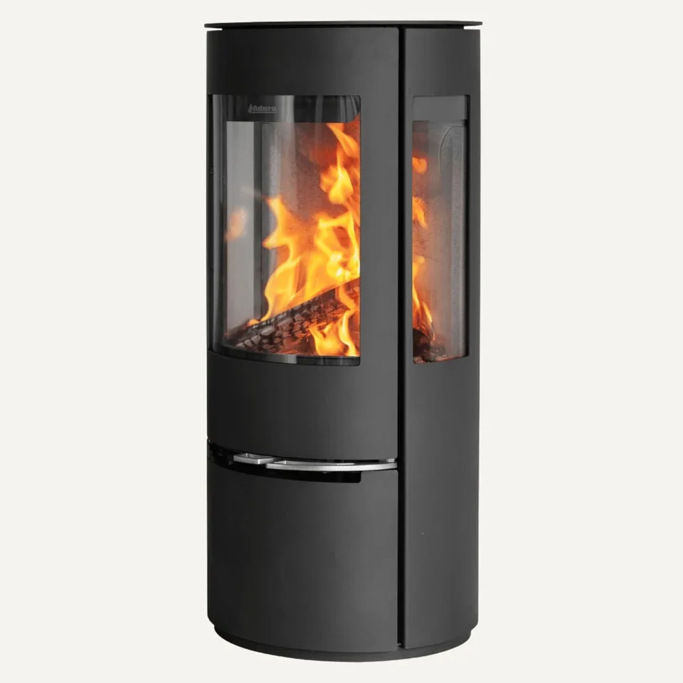 aduro-22-kaminofen-holz-mit-holzfach-und-aduro-tronic image 1