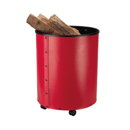 hark-fifty-holzkorb-mit-rollen-leder-rot-verschlei-fest image 3