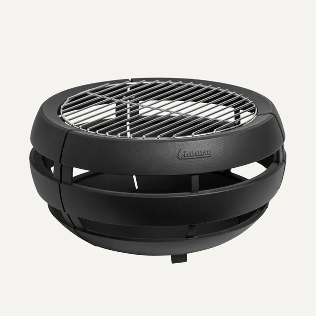 aduro-feuerschale-gusseisen-rund-mit-grillrost image 1