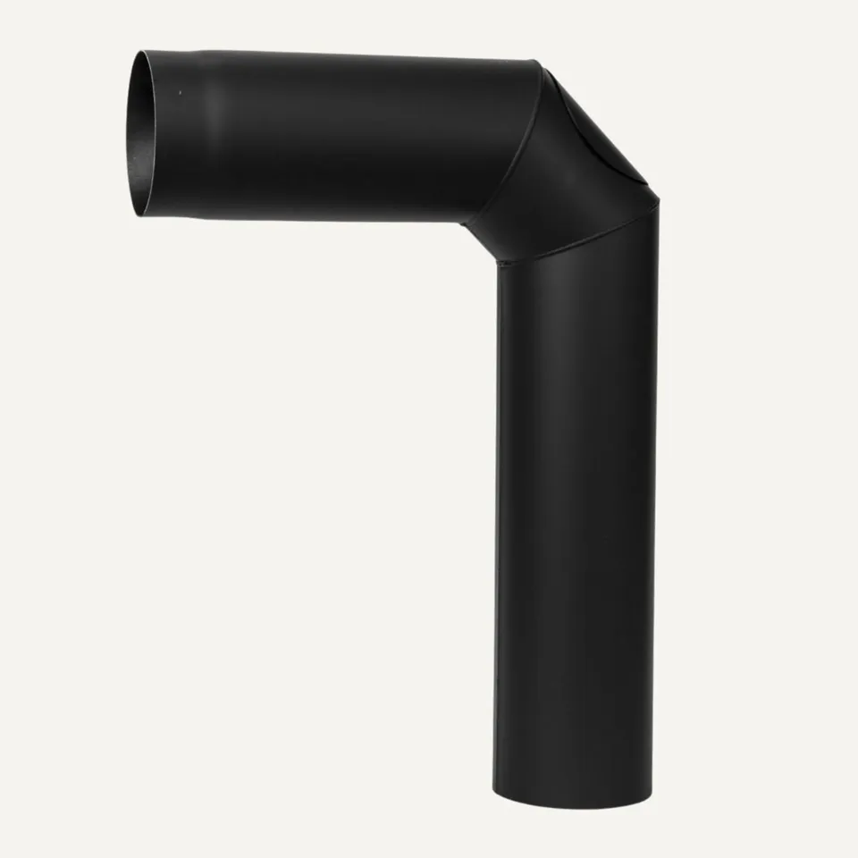 aduro-9-rauchrohrknie-2x45-mit-reinigungs-ffnung-schwarz image 1