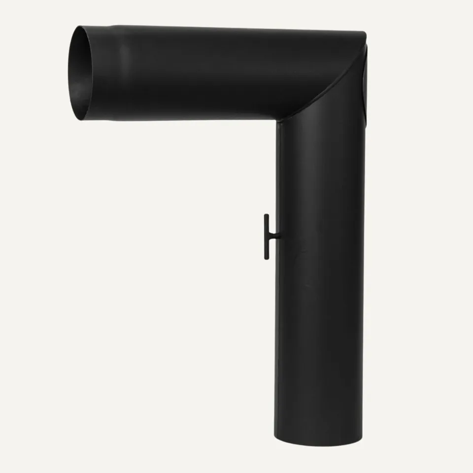 aduro-9-rauchrohrknie-90-drosselklappe-ofenrohr-schwarz image 1
