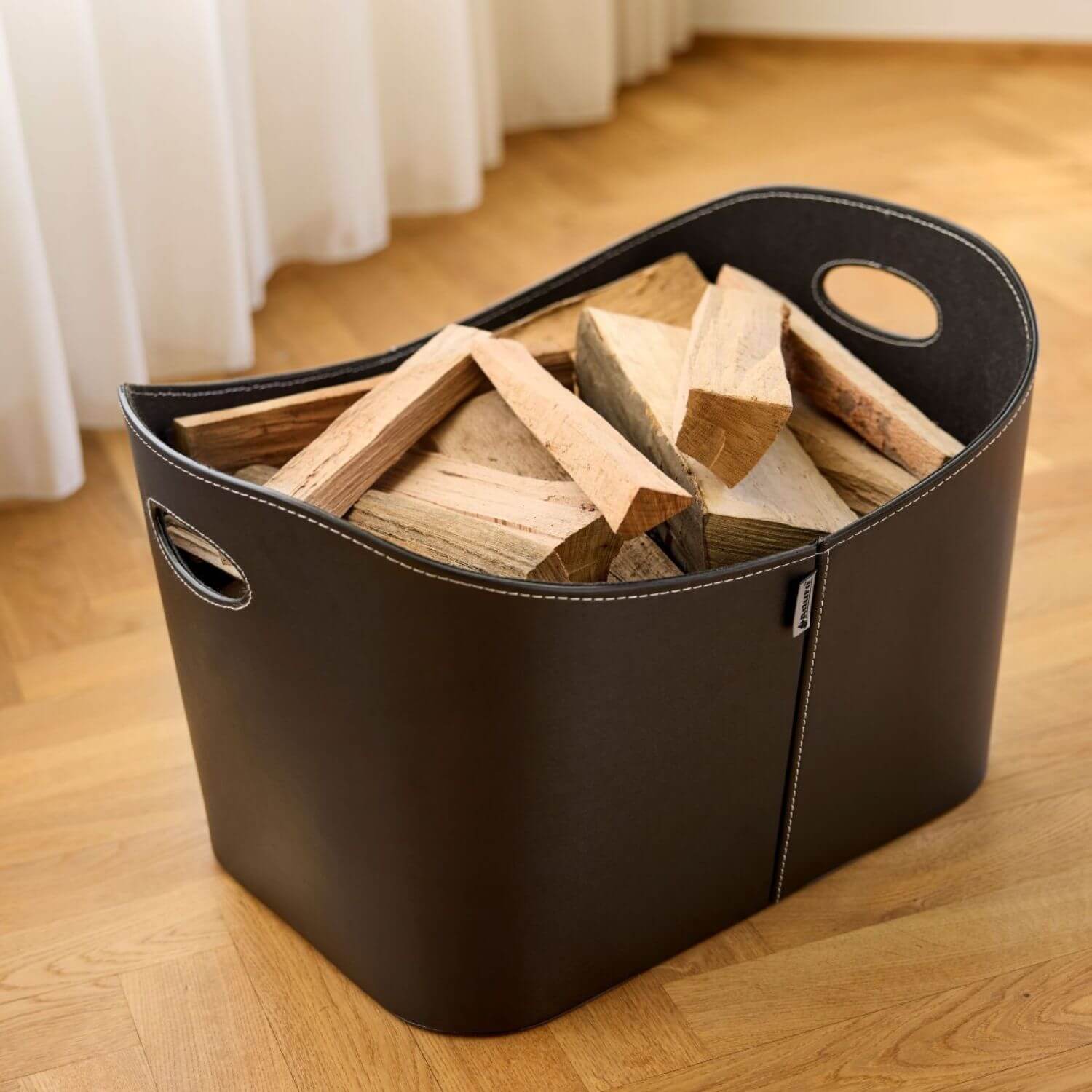 aduro-9-baseline-holzkorb-brennholz-kunstleder-schwarz image 2