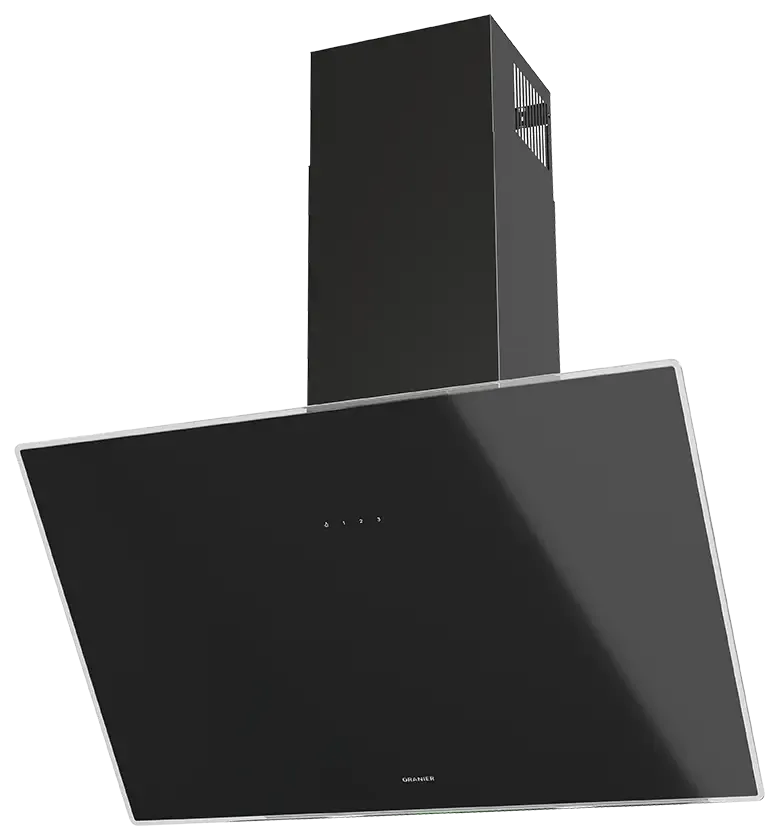 oranier-lea-kopffrei-wandhaube-schwarz-90-cm-led image 1