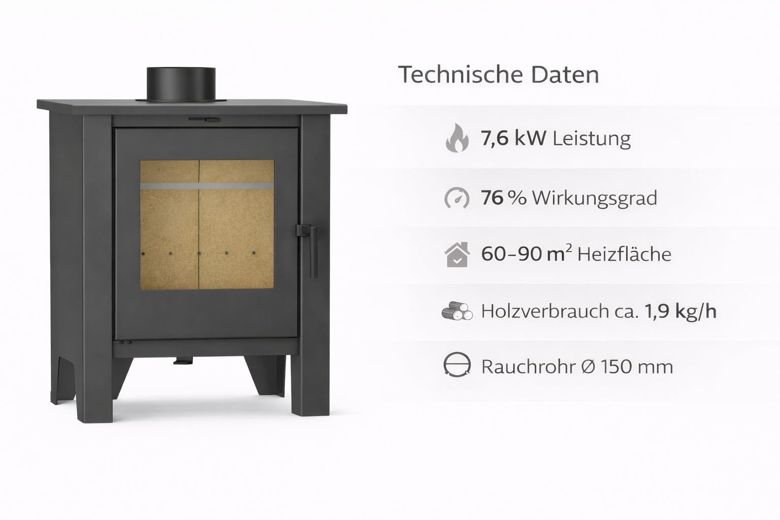 nemaxx-h8-holzofen-schwarz-7-6-kw-90-m image 5