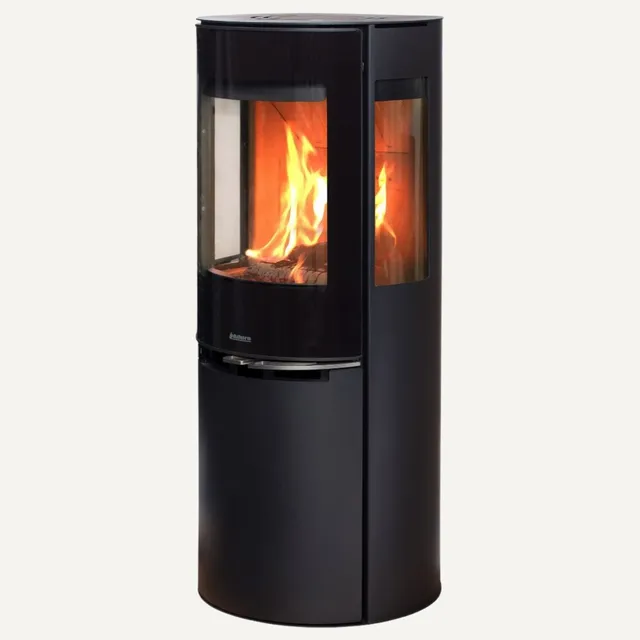 aduro-9-5-lux-kaminofen-holz-120-cm-schwarze-glast-r image 1