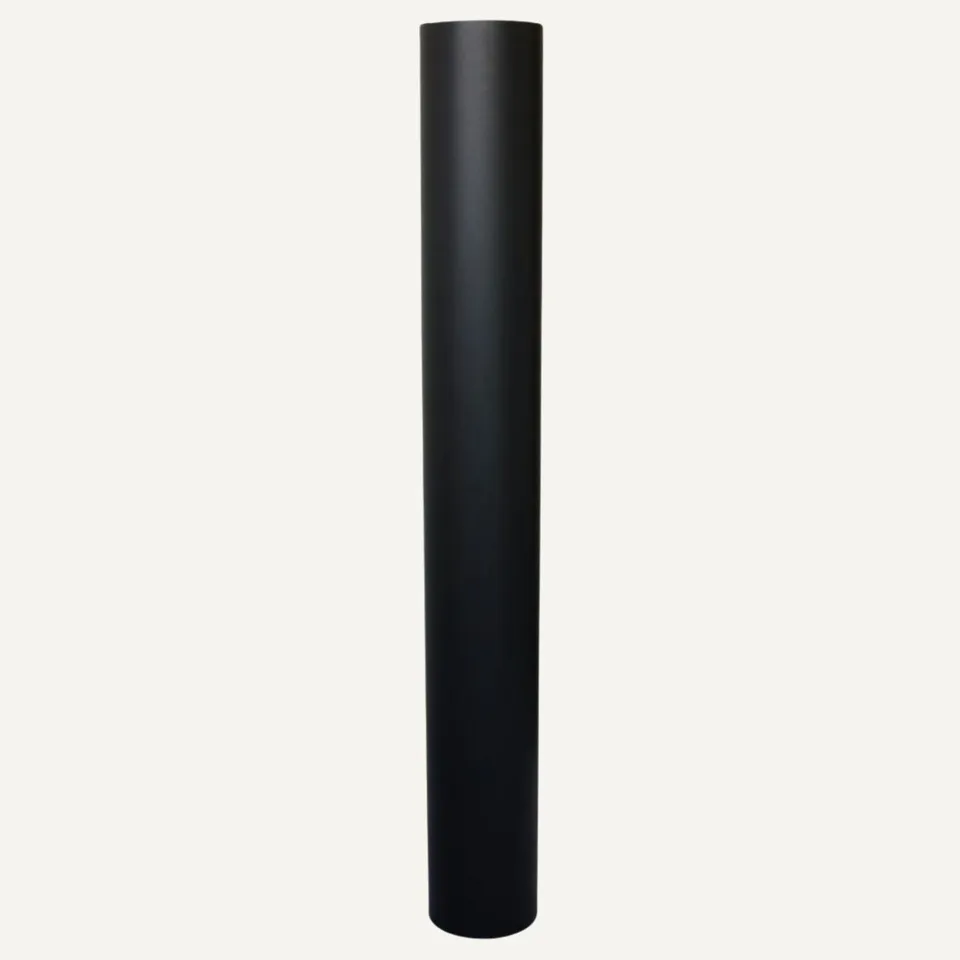aduro-9-kaminrohr-1-0-m-schwarz-stahl-ofenrohr image 1