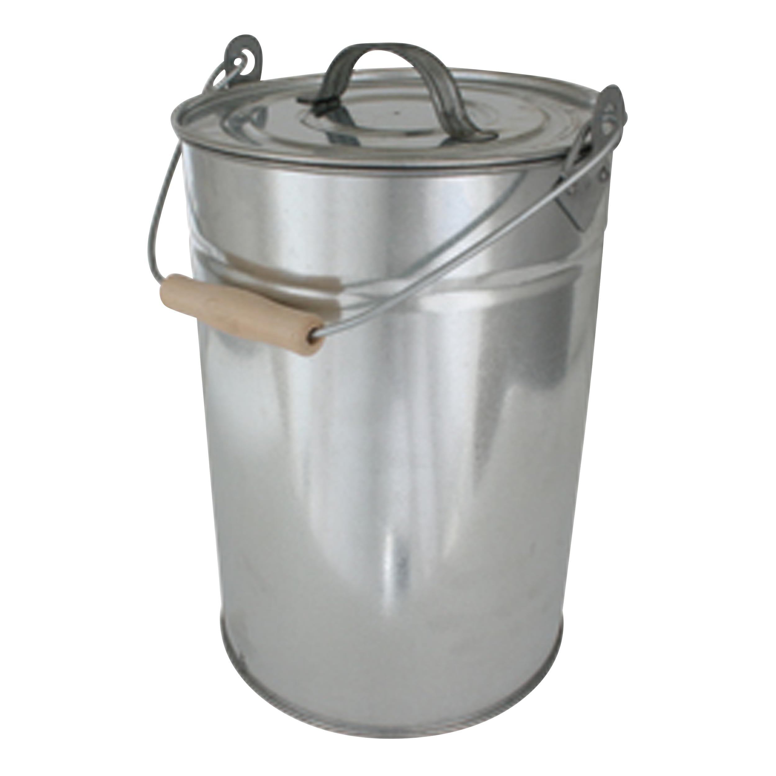 hark-44-5-x-ascheeimer-mit-deckel-verzinkt-14-liter image 1