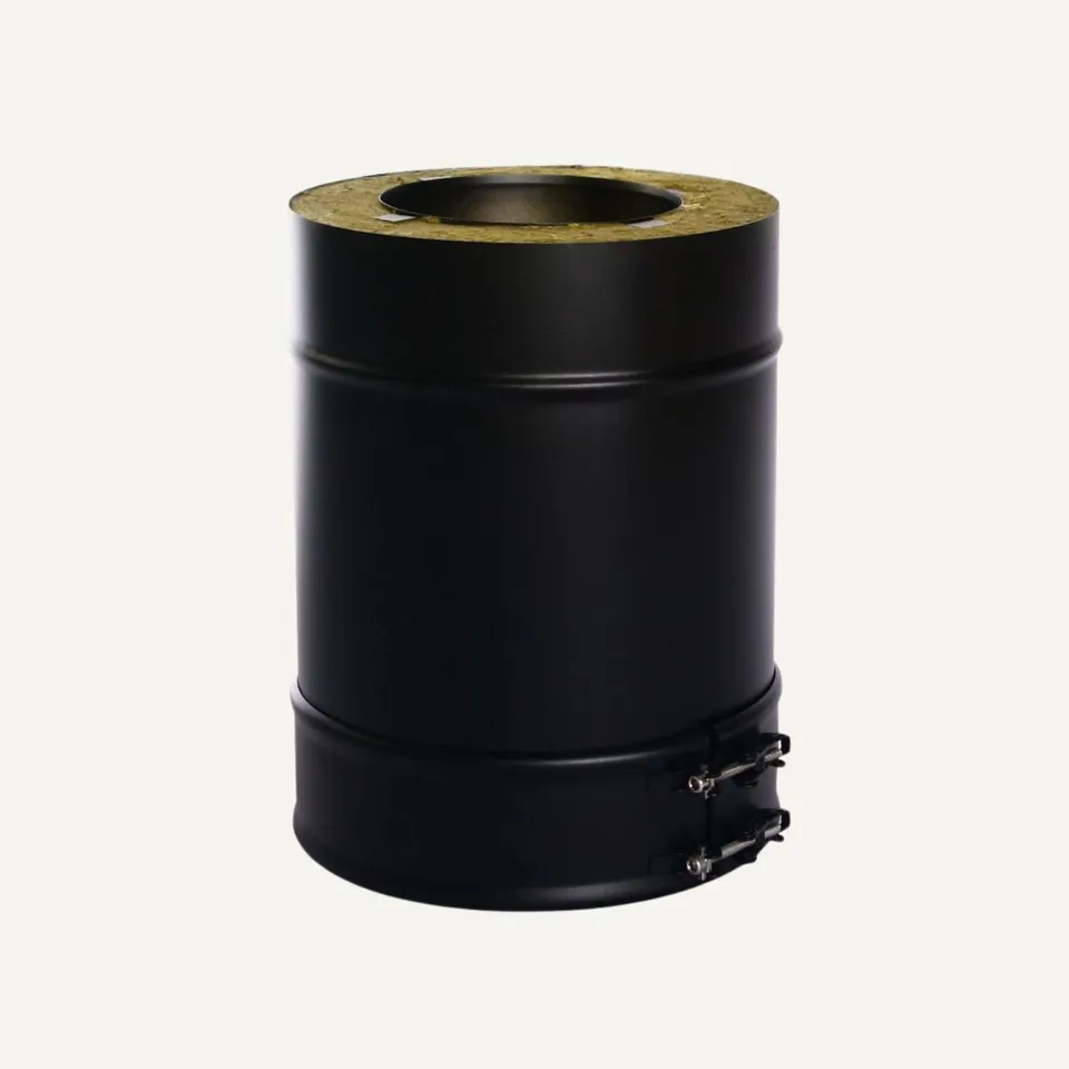 aduro-9-l-ngssektion-isoliert-0-33-m-ofenrohr-schwarz image 1