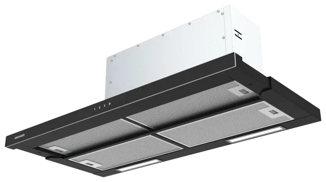 oranier-fla-690-flachl-fter-90-cm-schwarz-glas-mit-led image 1