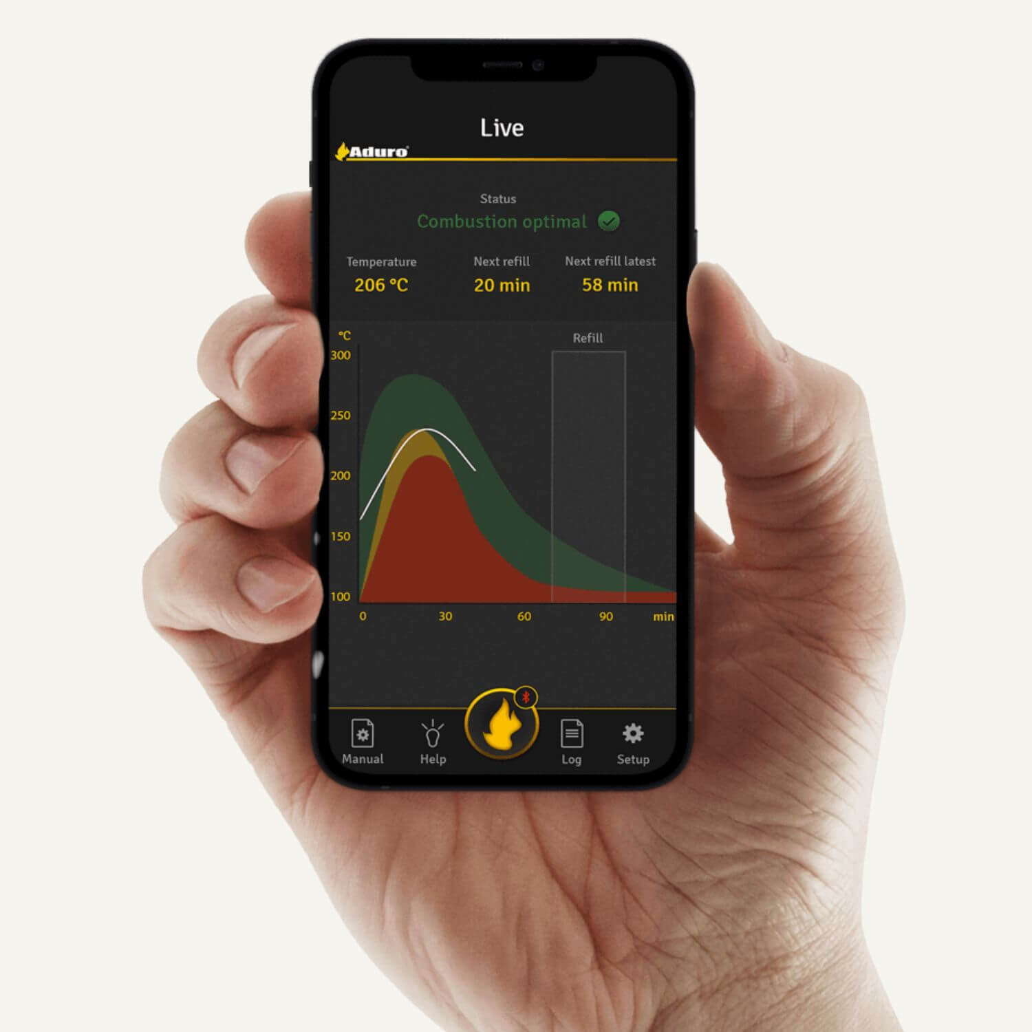 aduro-hybrid-smart-response-verbrennungssensor-app-steuerung image 3
