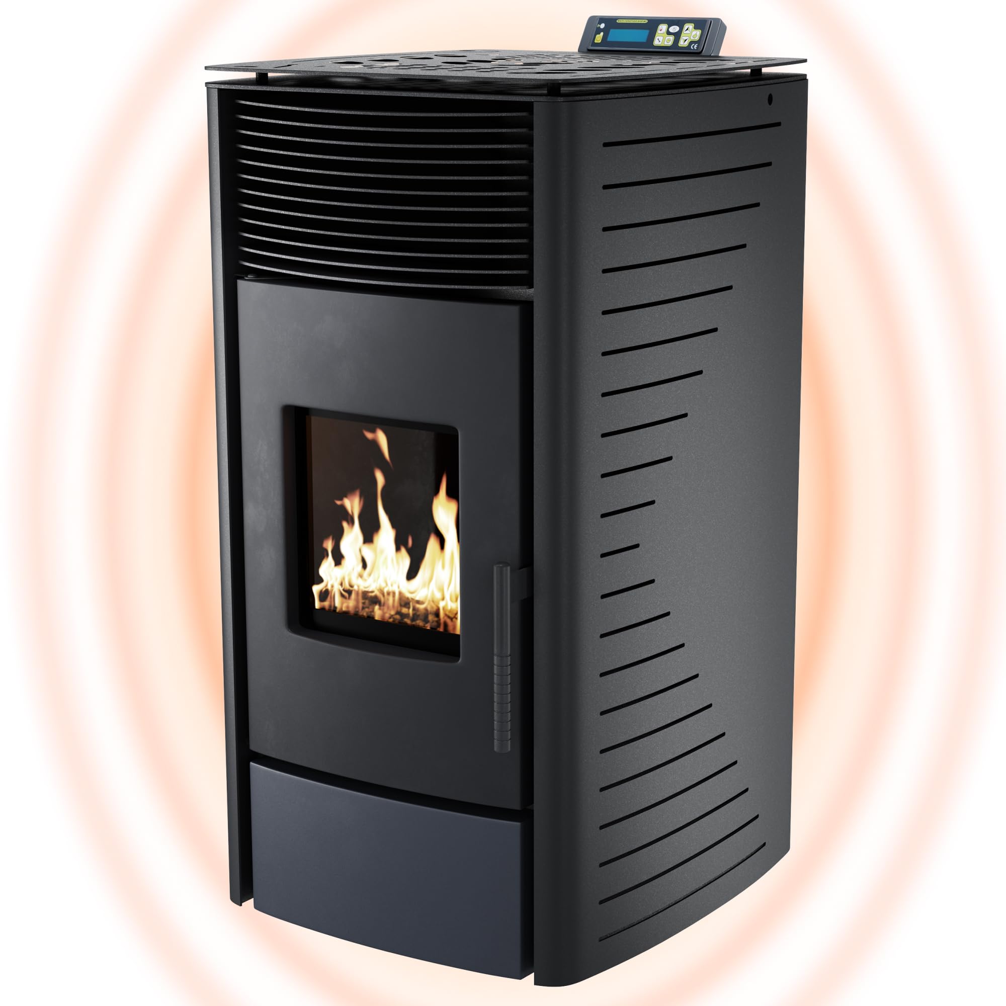 nemaxx-p12-pelletofen-13-6-kw-a-schwarz-bis-300-m-eco image 1