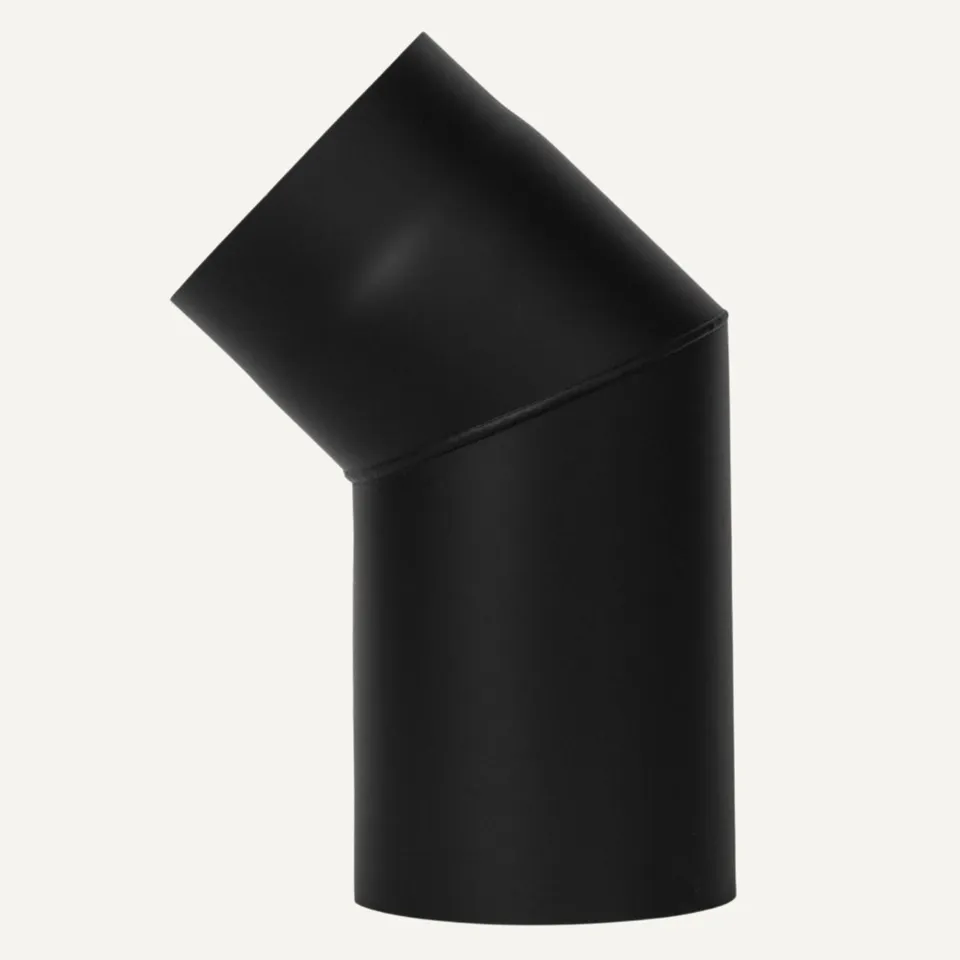 aduro-9-rauchrohrbogen-45-ofenrohr-schwarz-metallic image 1