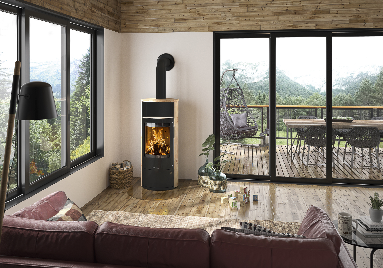 oranier-polar-neo-8-kaminofen-holz-8-kw-schwarz image 2