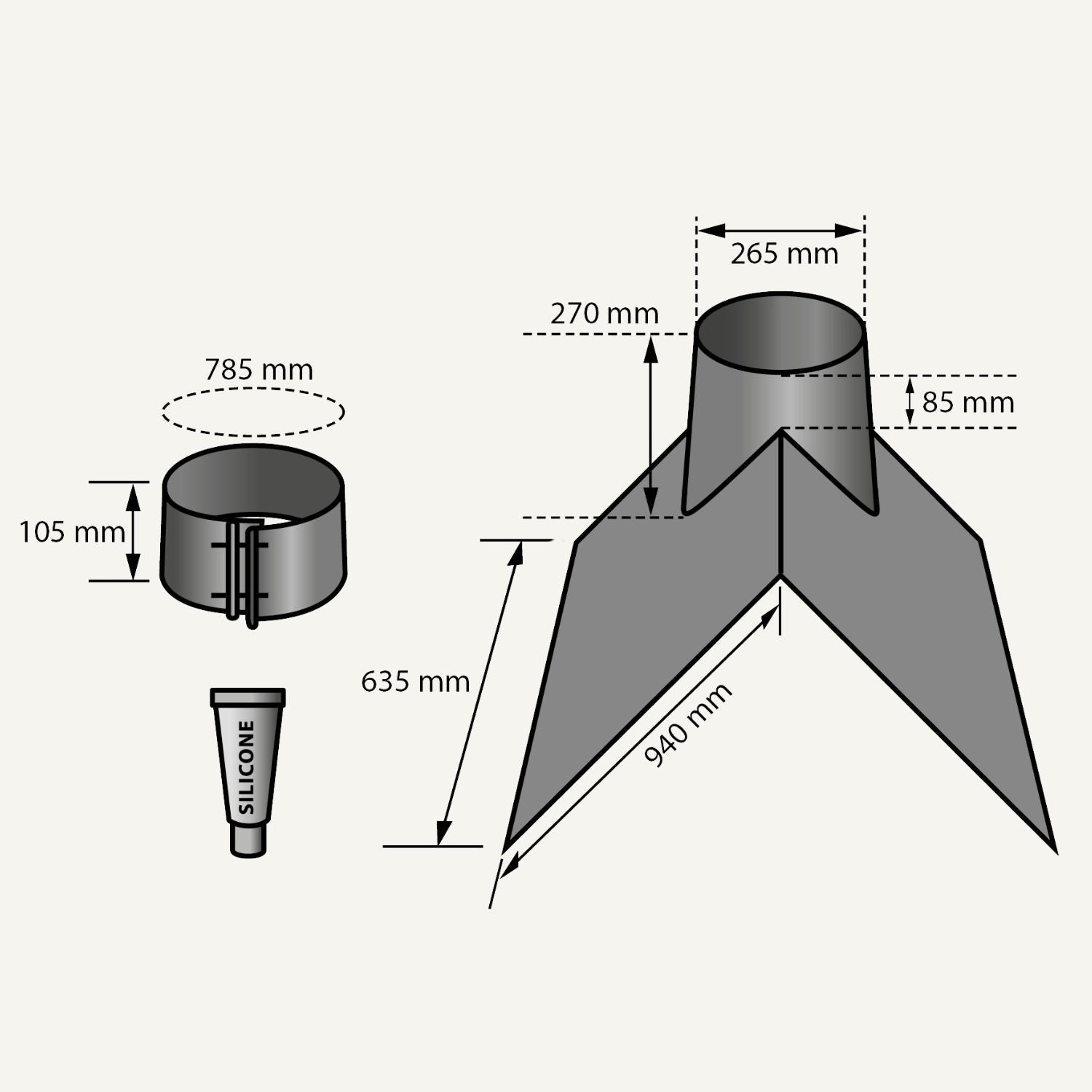 aduro-9-dacheinfassung-eco-flex-45-first-43-52-5-schornstein image 2