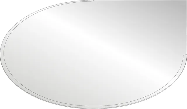 hark-studio-serie-funkenschutzplatte-glas-tropfen-1230-mm image 1
