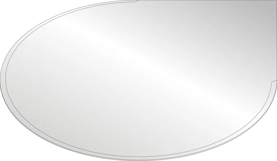 hark-studio-serie-funkenschutzplatte-glas-tropfen-1230-mm image 1