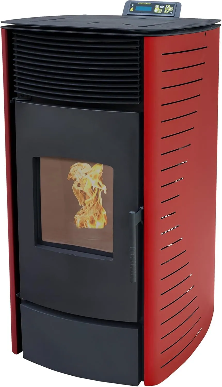 nemaxx-pelletofen-p12-13-6kw-rot-pelletkamin-a-300m image 1