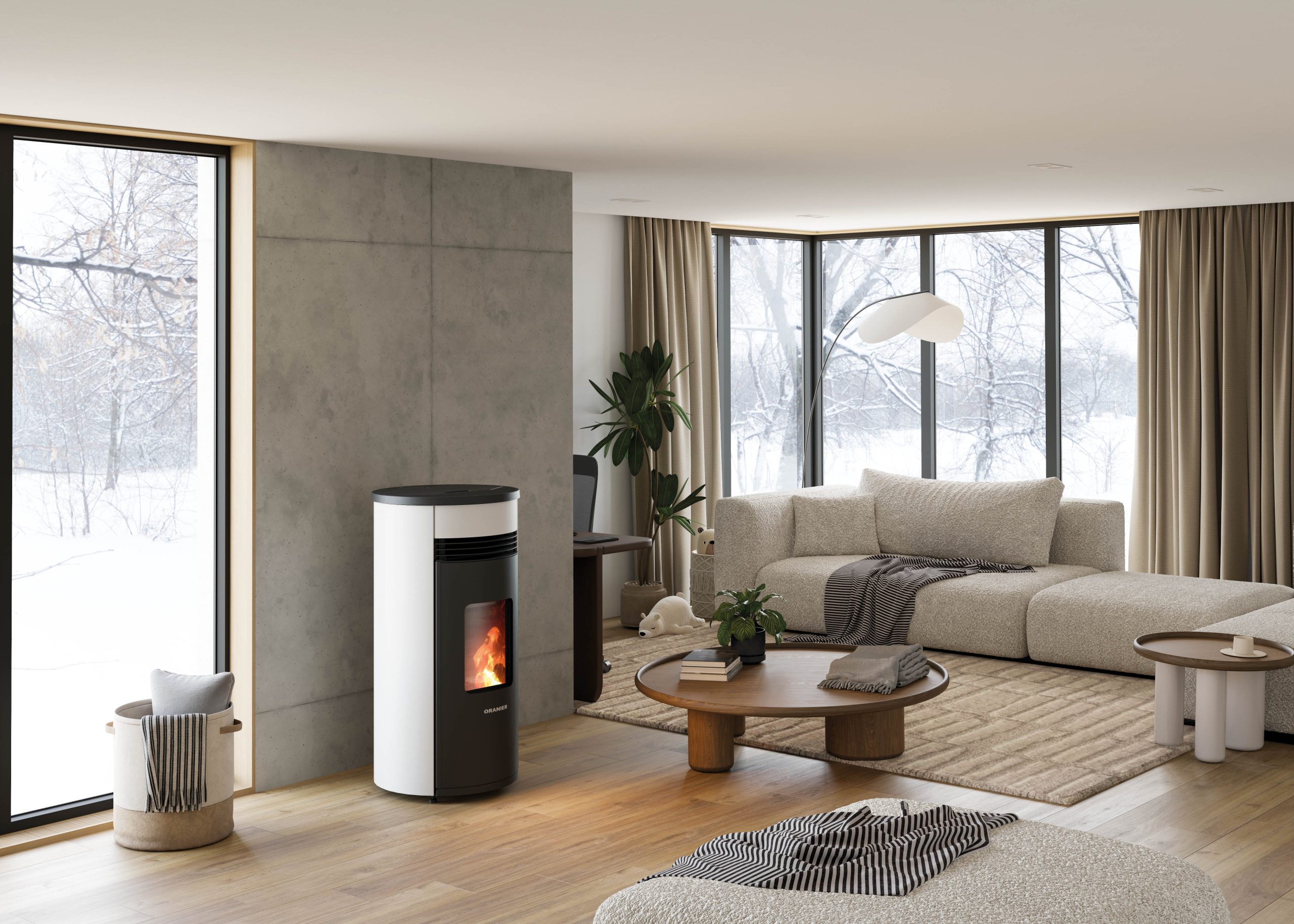 oranier-sando-60-pelletofen-8-kw-schwarz-stahl image 2