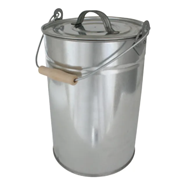 hark-44-5-x-ascheeimer-mit-deckel-verzinkt-14-liter image 1