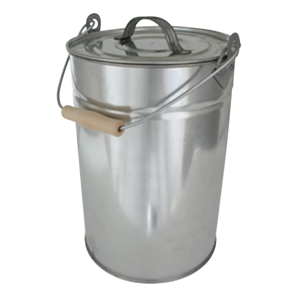 hark-44-5-x-ascheeimer-mit-deckel-verzinkt-14-liter image 1
